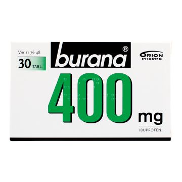 BURANA 400 mg tabl, kalvopääll 30 fol