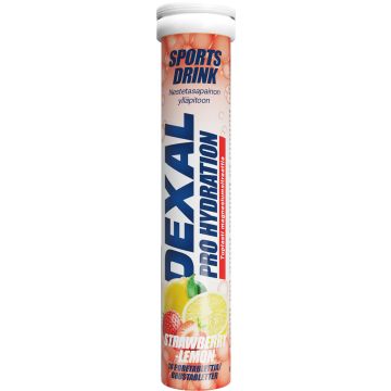 Dexal Pro Hydration strawberry-citrus+magnesiumsitraatti  18 poretabl