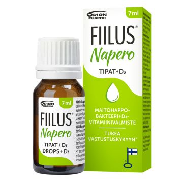 FIILUS NAPERO +D3 TIPAT (N. 30 ANNOSTA) 7 ML