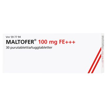 MALTOFER 100 mg purutabl 30 fol