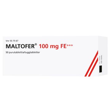 MALTOFER 100 mg purutabl 50 fol