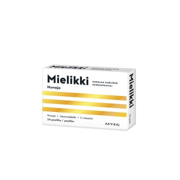 Apteq Mielikki Imeskeltävä yskänpastilli 24 tabl