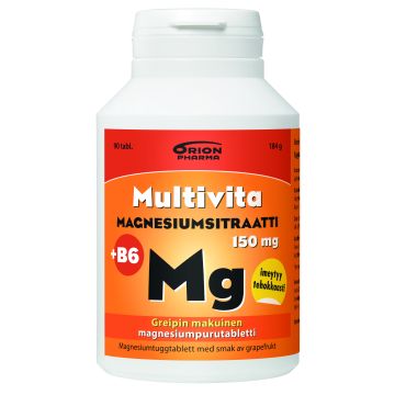 MULTIVITA MAGN.SITR+B6 GREIPPI 150MG 90 PURUTABL