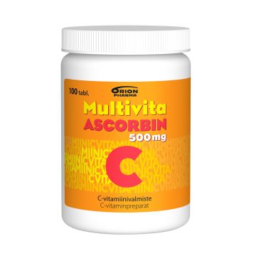 MULTIVITA ASCORBIN 500MG 100 TABL