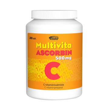 MULTIVITA ASCORBIN 500MG 200 tabl
