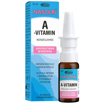 NASOLIN A-VITAMIN NENÄSUIHKE 10 ml