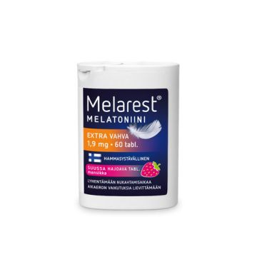 Melarest 1,9 mg Mansikka 60 tabl