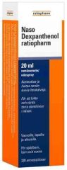 NASO DEXPANTHENOL  RATIOPHARM NENÄSUMUTE 20 ML