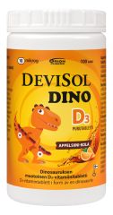 Devisol Dino appelsiini-kola 10 mikrog purutabl 100 kpl