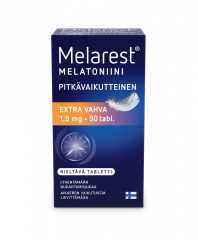 Melarest 1,9 mg Pitkävaikutteinen 90 tabl