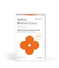 Apteq Biotiini Extra 5000 mikrog 180 kaps